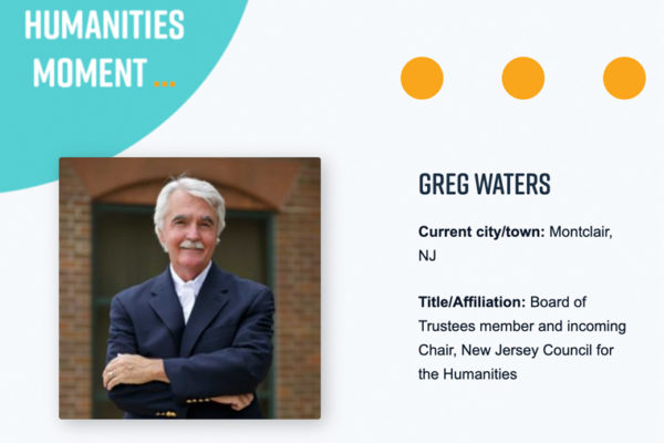 Humanities Moment: Greg Waters