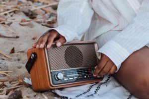 Radio on Beach