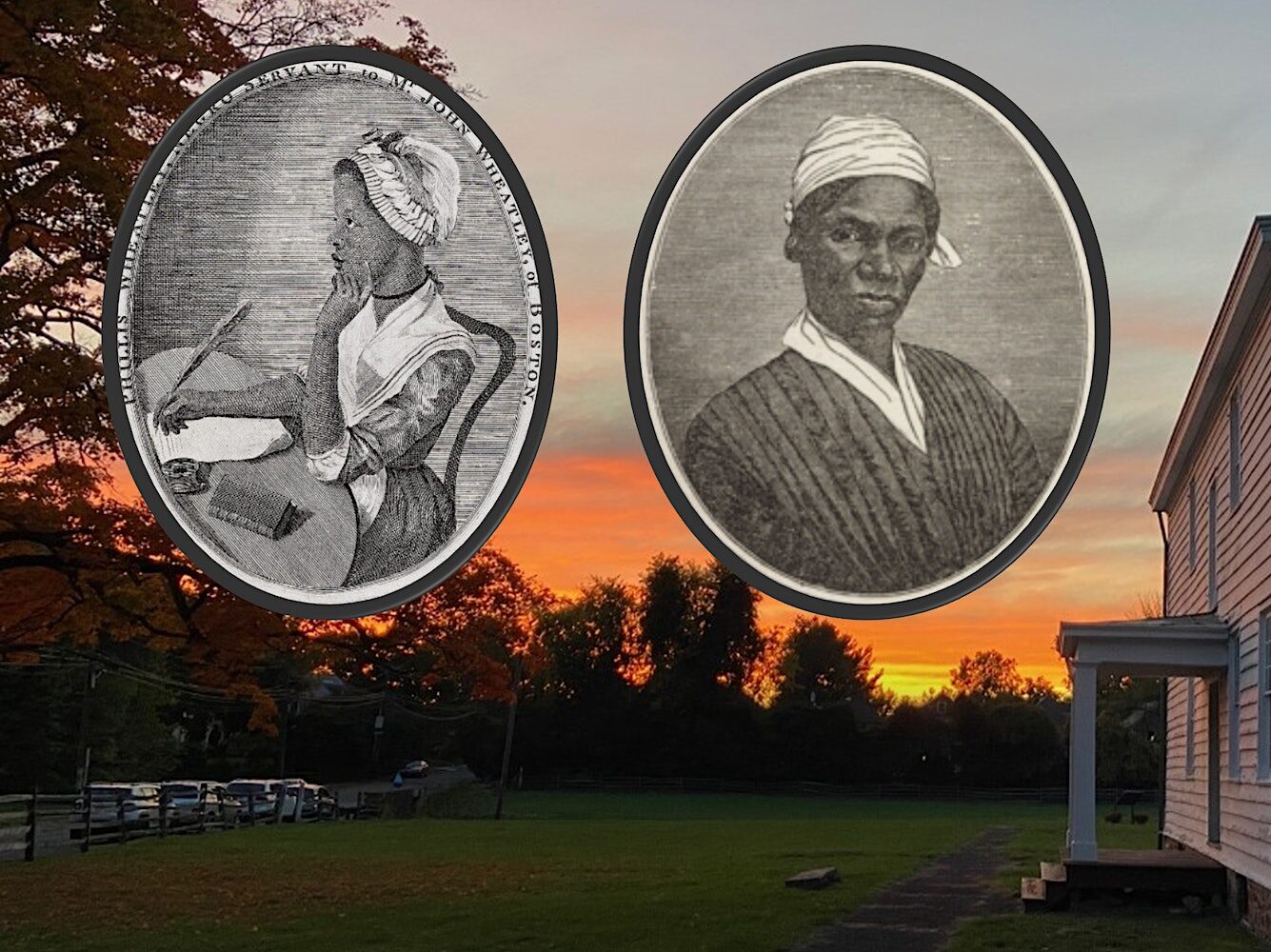 Phillis Whealtey and Sojourner Truth at the Old Dutch Parsonage