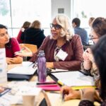 Community College humanities professionals gather at a roundtable event