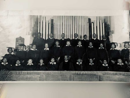Photo of a church choir from Salvation & Social Justice's Community History project