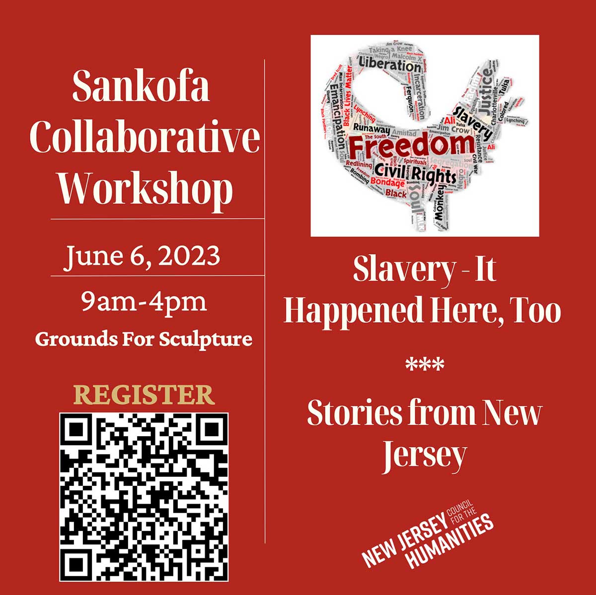 Sankofa Collaborative Event Flyer
