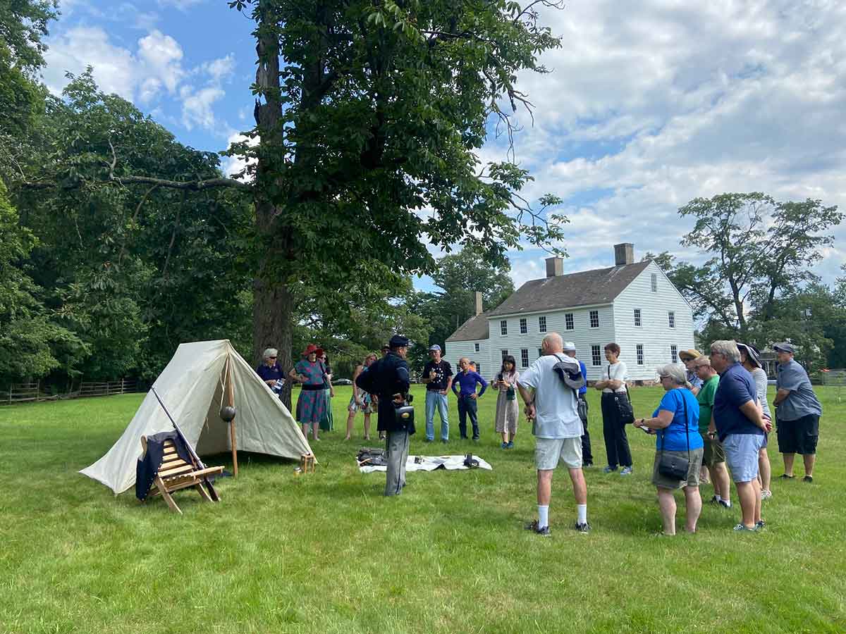 Civil War Encampment at Old Dutch Parsonage Site