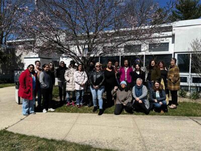 Community History Cohort poses for a photo after meeting