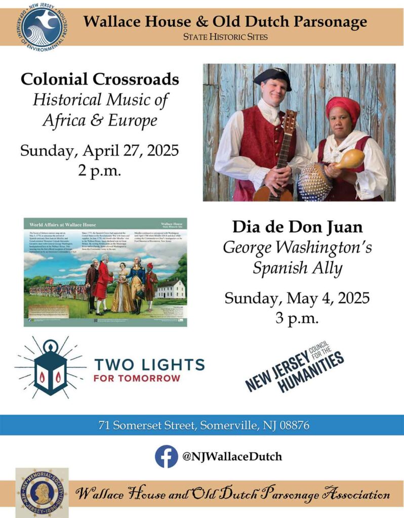 Flyer for Old Dutch Patronage House events