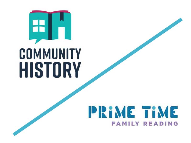 Community History / Prime Time Reading logos