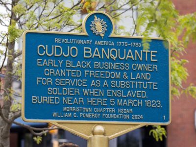 Cudjo Banquante Historical Marker near NJPAC