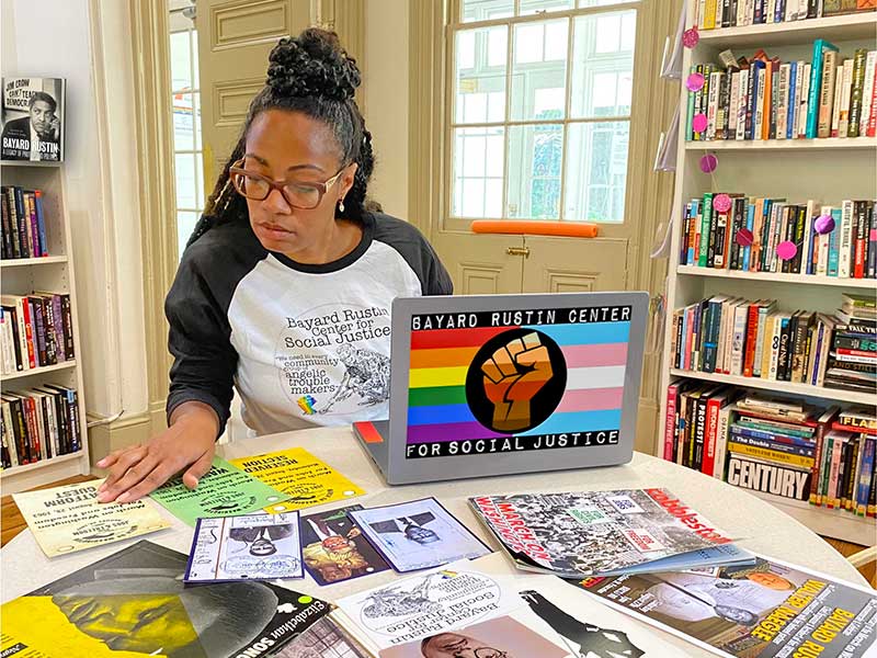 Shaquana Darden-Robinson, Chief Curator of the Bayard Rustin Queer History Archive