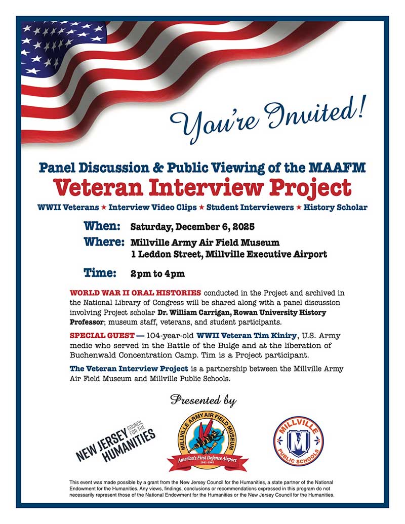 Veteran Interview Event Flyer