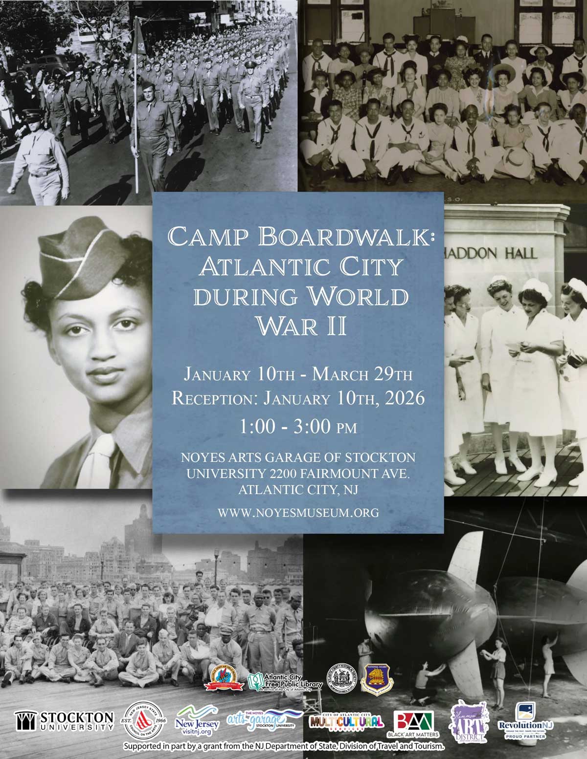 Flyer for Camp Boardwalk exhibit