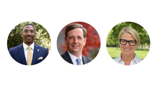 Evan Collier, Aaron Fichtner, and Christie Henry