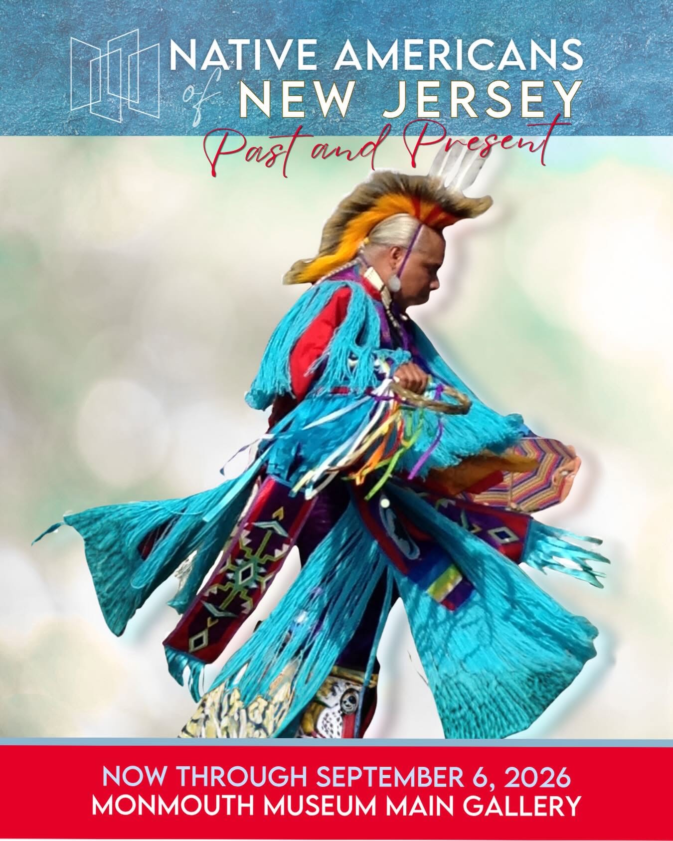 Flyer for "Native Americans of New Jersey" exhibit